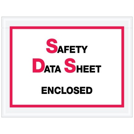 Bsc Preferred 6-1/2 x 5'' ''Safety Data Sheet Enclosed'' SDS Envelopes, 1000PK BUY00039576